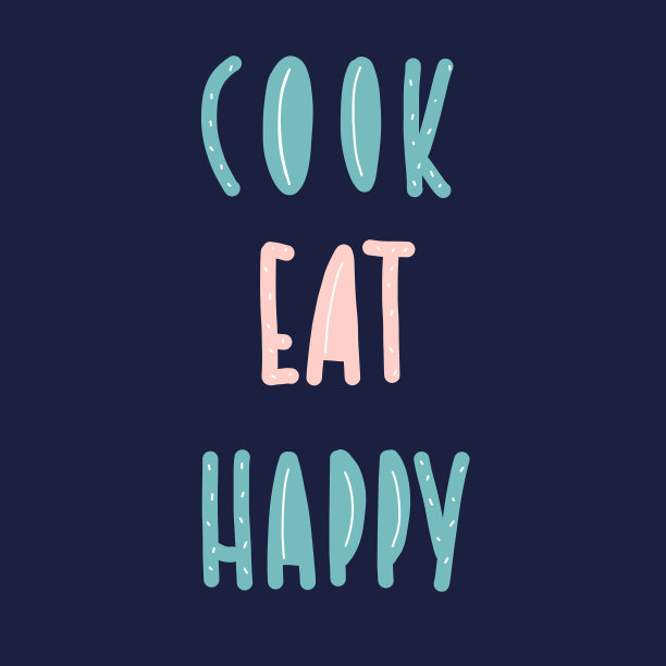 厨师吃幸福蓝色矢量引用图片下载