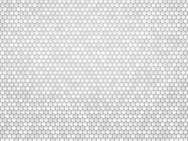 灰色金属六边形背景图片下载