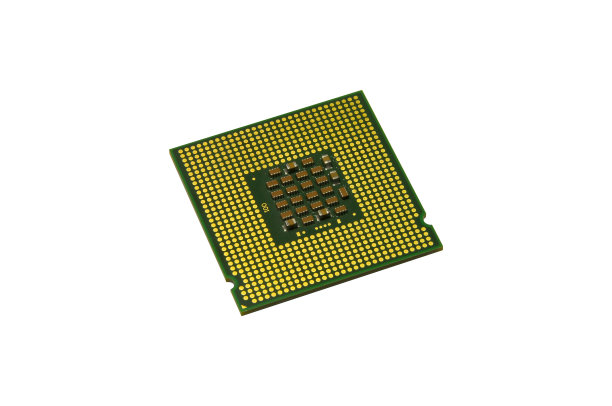 CPU处理器隔离在白色图片下载