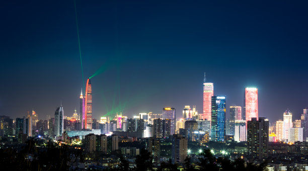 深圳CBD的天际线图片下载