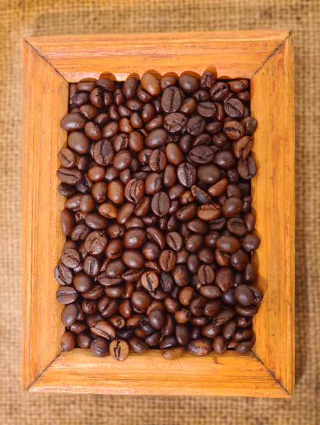 新鲜的咖啡豆。图片下载