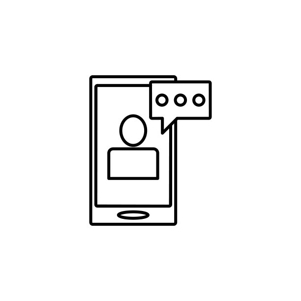 手机图标信息，用于移动概念和Web应用程序的智能元素图标，手机图标上的细线信息可用于Web和移动图片下载