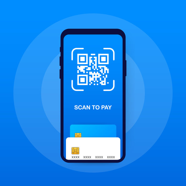 扫描。智能手机扫描纸上的二维码，了解细节、技术和商业概念。矢量插图。图片下载