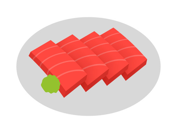 金枪鱼生鱼片图片下载