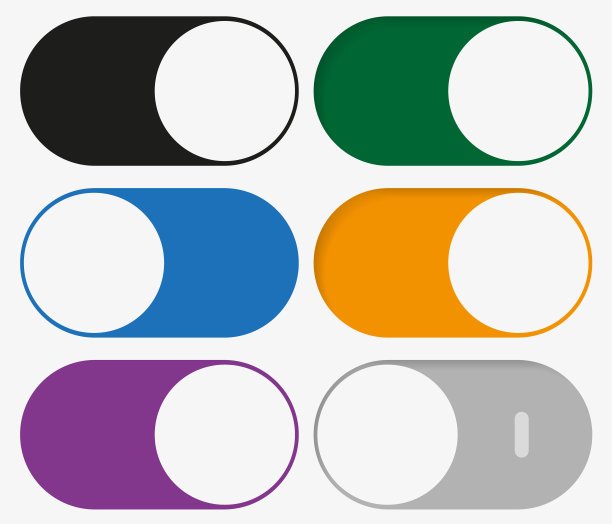 现实的电话切换按钮。矢量插图。每股收益10素材图片