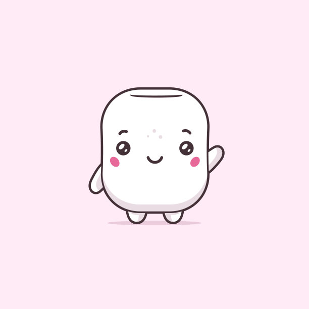 棉花糖的吉祥物图片下载