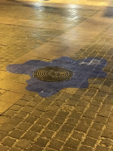 街道上的水图片下载