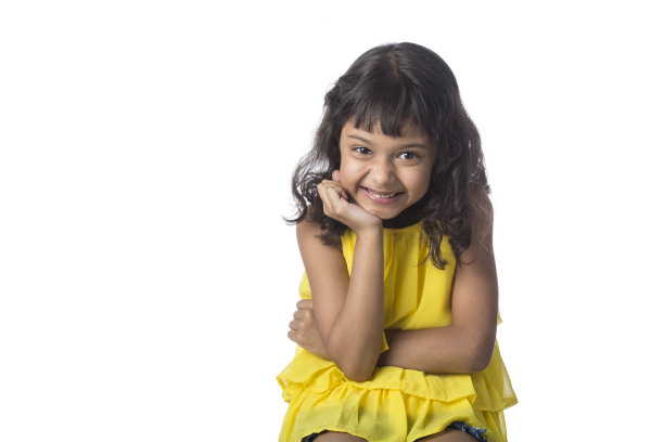 美丽的女孩肖像-股票形象图片下载