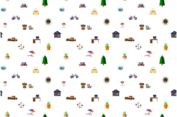 无缝模式日常生活图标图片下载