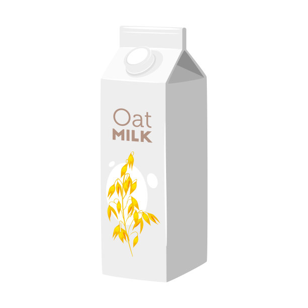 牛奶图标上的白色背景图片下载