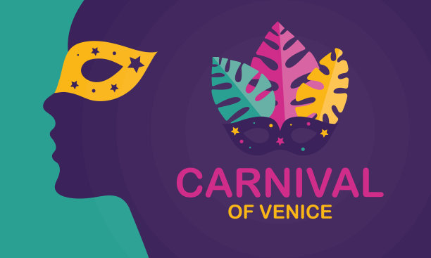 威尼斯狂欢节。在意大利威尼斯庆祝的年度节日图片下载