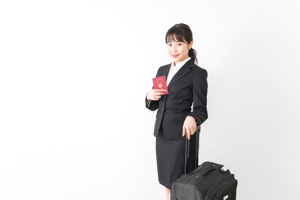 年轻的商务女性旅行图片下载