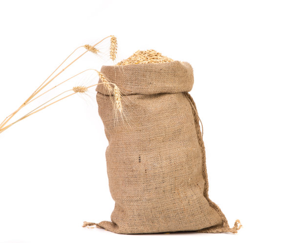 袋中的小麦。图片下载