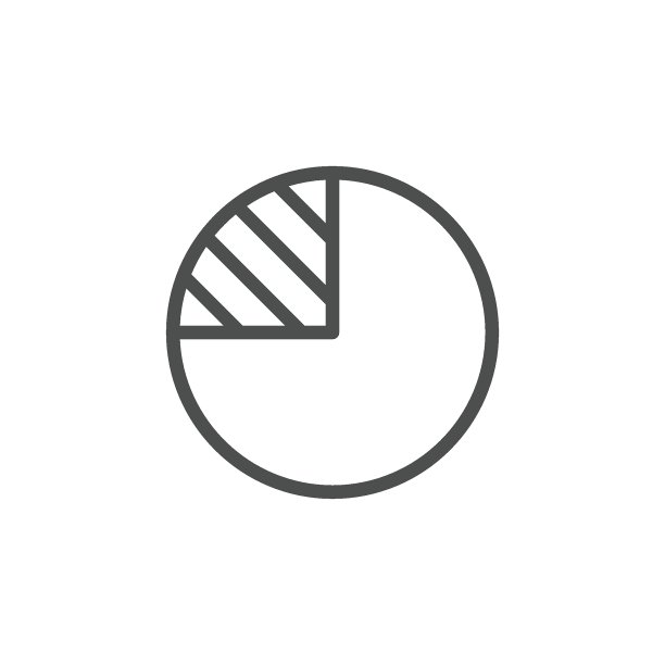 饼状图线性图标图片下载