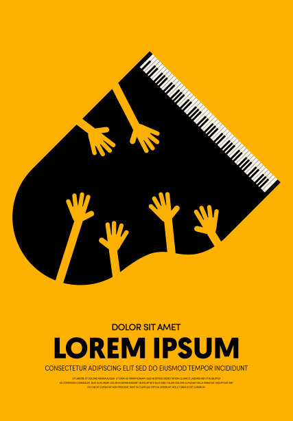 音乐海报设计模板背景现代复古复古风格图片下载