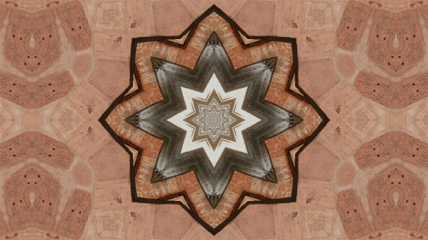 万花筒图案背景图片下载