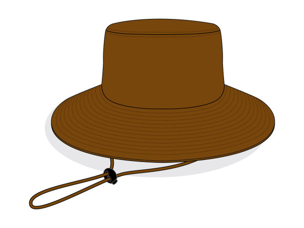 桶帽矢量模板图片下载