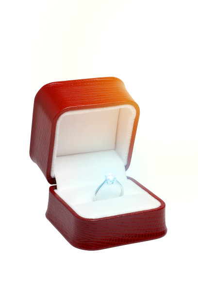 盒子里的订婚钻戒图片下载