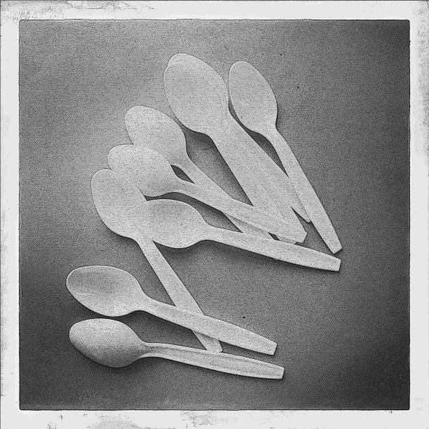 塑料勺子文摘图片下载