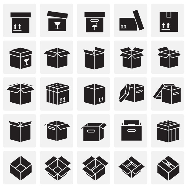 框图标设置在方形背景的图形和网页设计，现代简单的矢量标志。网络的概念。时髦的符号为网站设计网页按钮或移动应用程序。图片下载