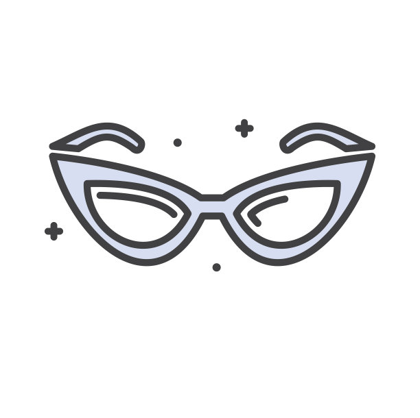 眼镜线图标在白色背景的图形和网页设计，现代简单的矢量标志。网络的概念。时髦的符号为网站设计网页按钮或移动应用程序。图片下载