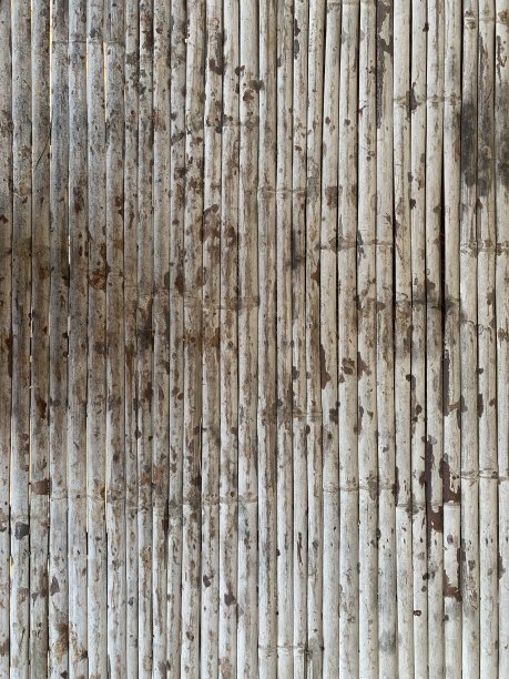 肮脏的竹席木墙纸。表面天然竹纹纹理图片下载