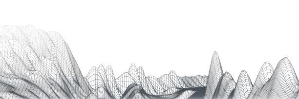 抽象背景与低多边形景观。虚拟世界的空间。图片下载