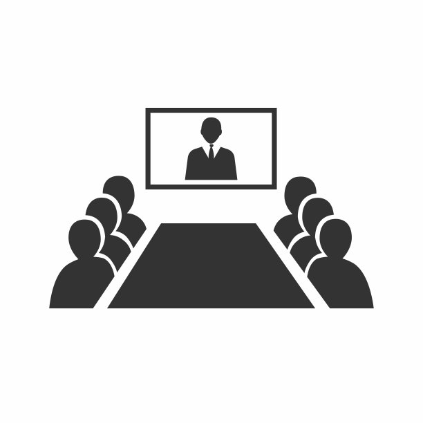 商务会议,讨论。团队合作活动。大家围坐在桌边。矢量图图片下载