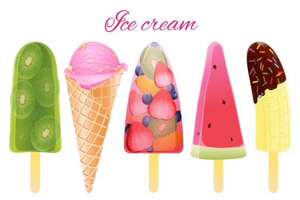 一套冰淇淋图片下载