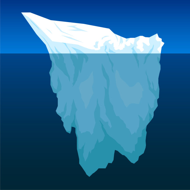 海上的冰山图片下载