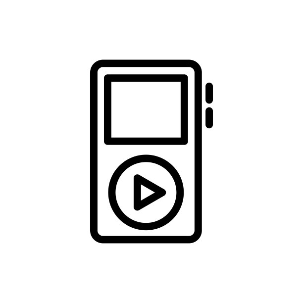 MP3扁平图标图片下载