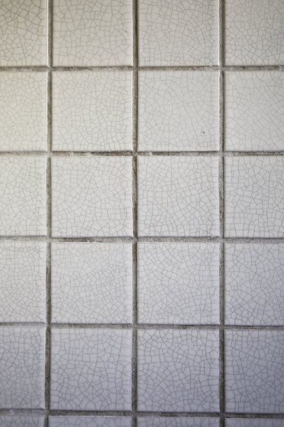 有裂缝的瓷砖，墙壁，背景图片下载