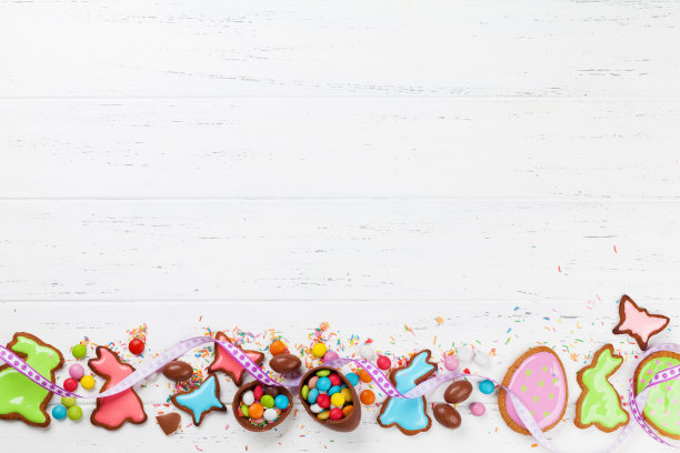 复活节贺卡背景图片下载