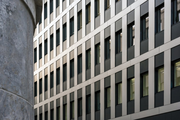 古建筑与现代建筑和谐共存图片下载