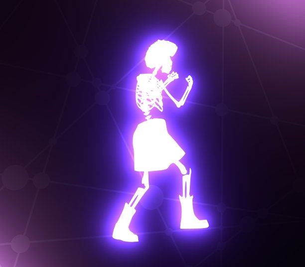 万圣节的人类骨骼图片下载