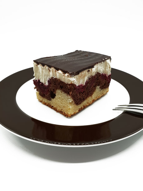 多瑙河波浪蛋糕挞盘图片下载