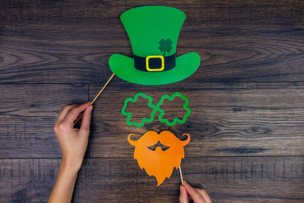 圣帕特里克节的概念背景图片下载