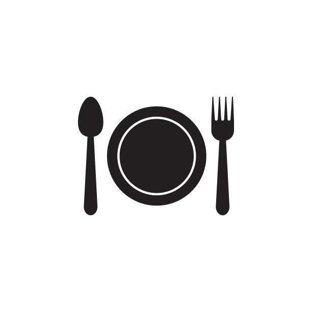 餐具图标图形设计模板矢量图片下载