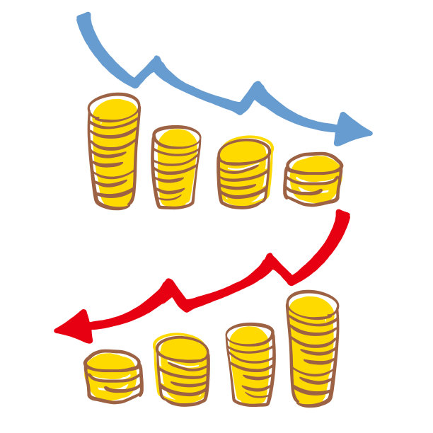 更多的钱积累起来图片下载