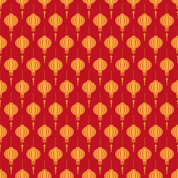 农历新年无缝图案素材图片