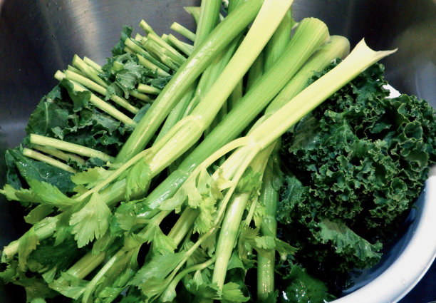 芹菜片和甘蓝图片下载