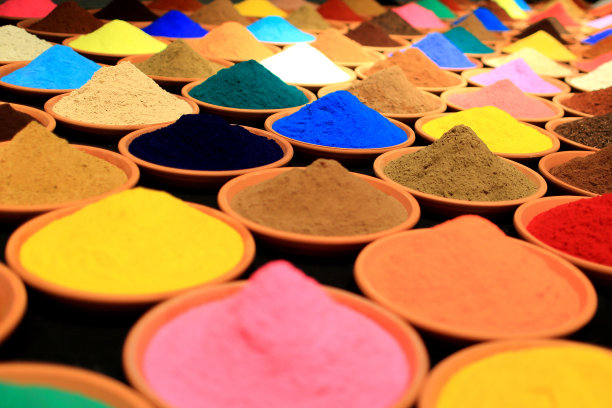 丰富多彩的香料陈列图片下载