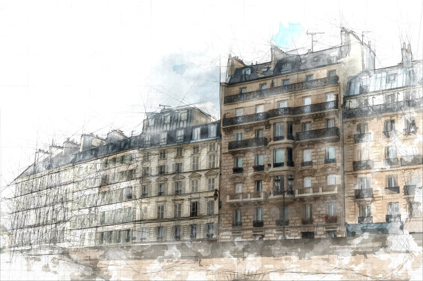 巴黎涂鸦图片下载