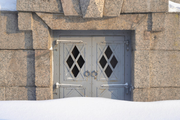 古老的木门。图片下载