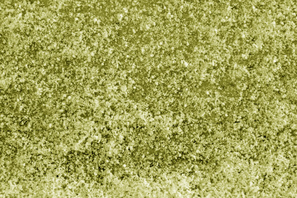 汽车玻璃上的霜纹以黄色调为主。图片下载