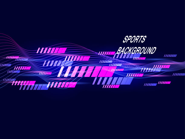 现代彩色运动海报。时尚的抽象背景。几何形状的组成矢量插图。图片下载