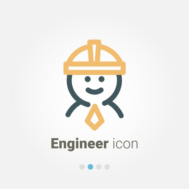 工程师矢量图标图片下载