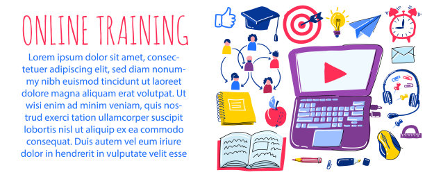 学校涂鸦向量集。学习外语。手绘图标图片下载