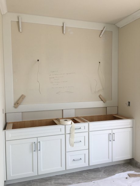 浴室盥洗台安装图片下载