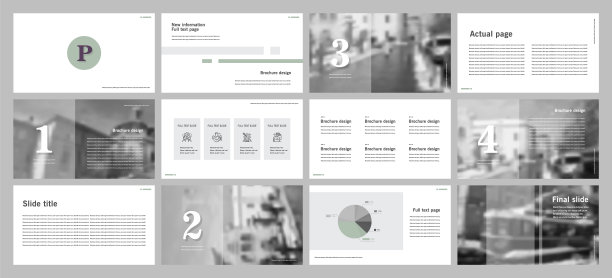 这个模板是最好的商业演示，用于市场营销和广告，传单和横幅，年度报告。元素在一个深灰色的背景图片下载